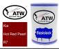 Preview: Kia, Hot Red Pearl, R7: 500ml Lackdose, von ATW Autoteile West.